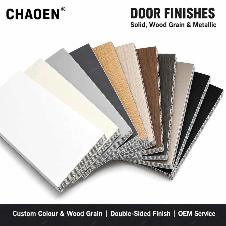 Custom Thickness 50mm Aluminum Honeycomb Door Leaf Panels-CHAOEN best Custom Thickness 50mm Aluminum Honeycomb Door Leaf Panels-CHAOEN best